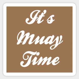 Muay Thai Brown Sticker